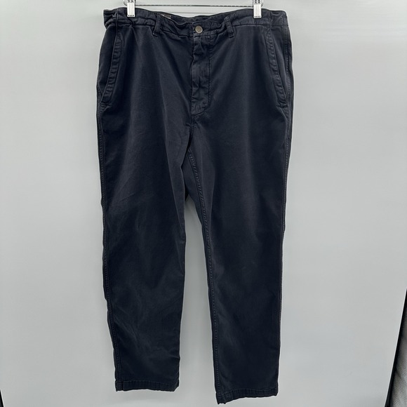 Marine Layer Men's 36x32 (36x30) Pants Chino Casual Straight Fit Gray Pockets - Picture 12 of 15